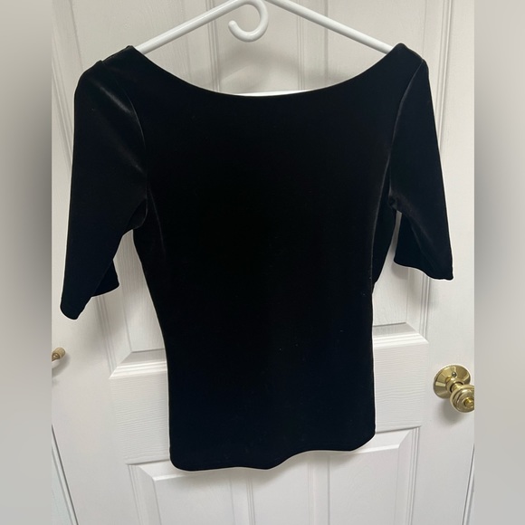 Boden Black Velvet Tee - Picture 1 of 12